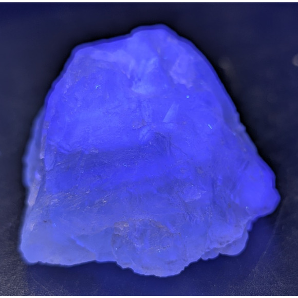 Other - Natural Fluorite Crystal Specimen | Pale Green Quartz Cluster w/ UV Reaction